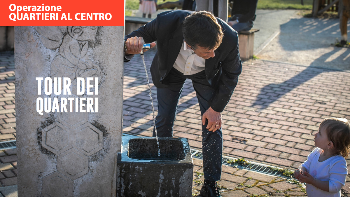 Inizia il tour « Quartieri al centro »