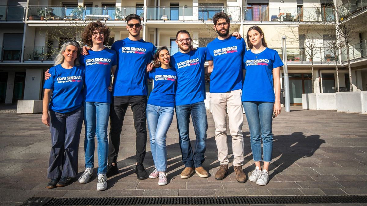 I volontari di « SemprePiùBergamo »