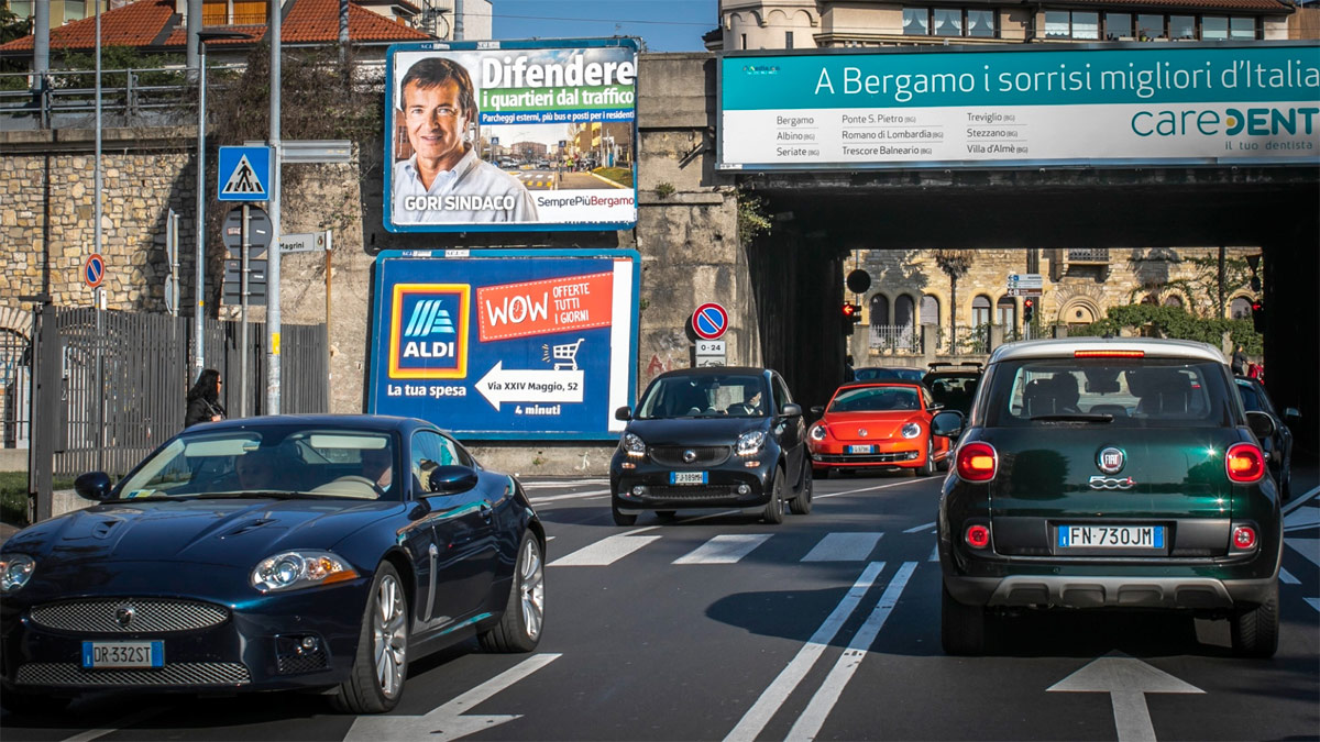 Dove c’è più traffico il poster del traffico