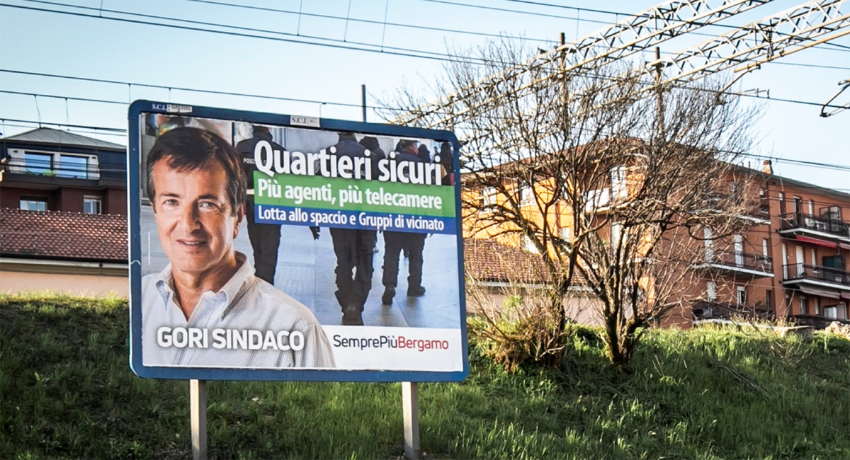 Una location mirata per il poster della sicurezza