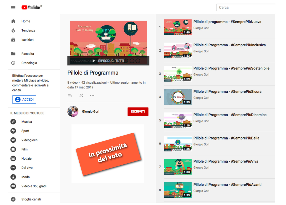 I bellissimi video di animazione sui temi del programma