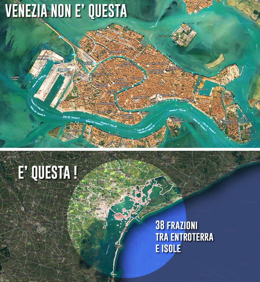 La geo-complessità del territorio comunale di Venezia