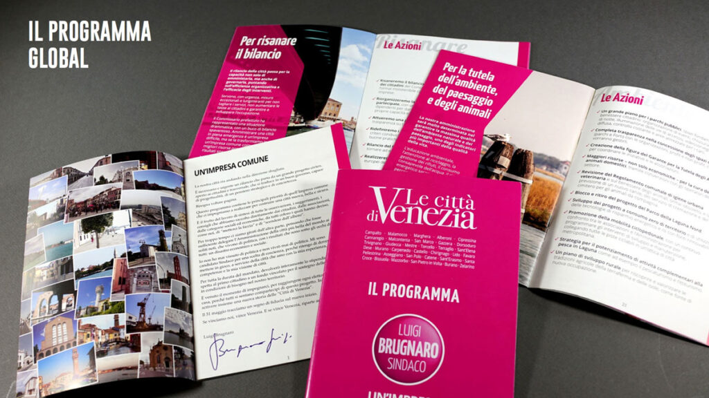 L’opuscolo A5 del programma « Global »