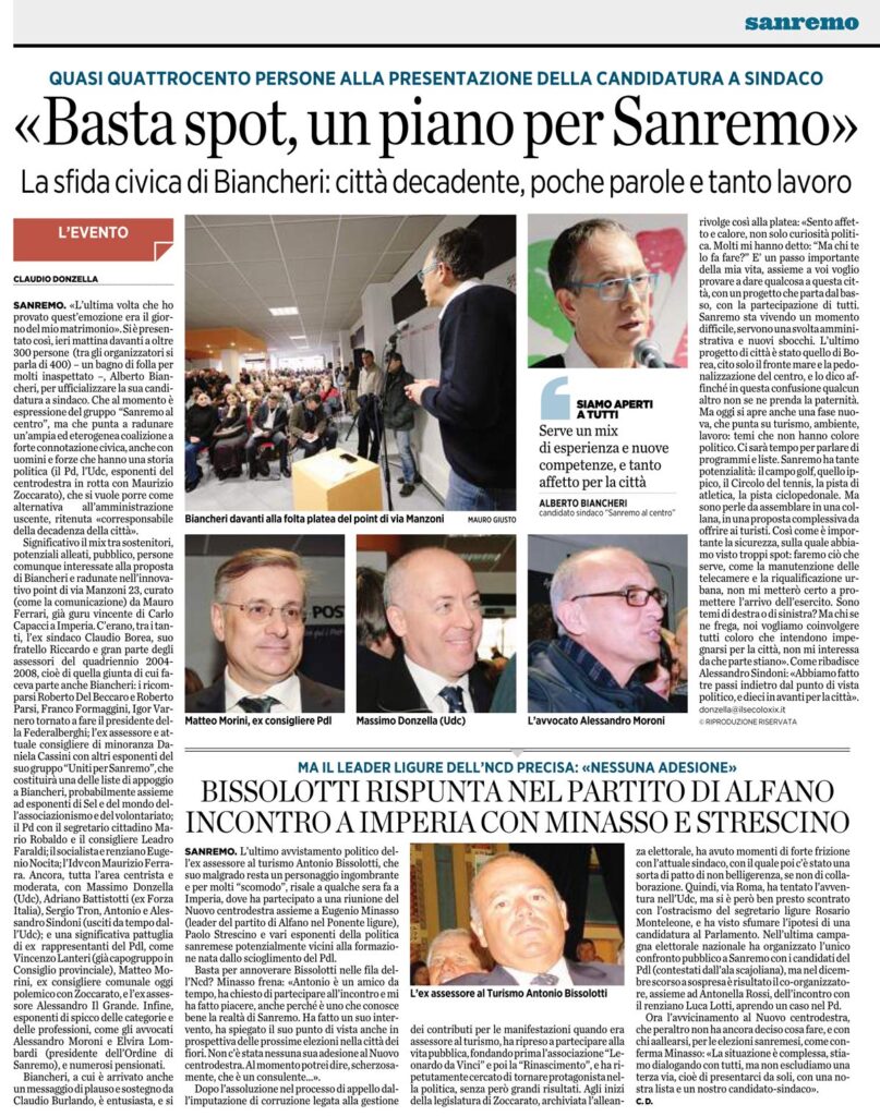 L'eco dell'evento sui media locali e regionali