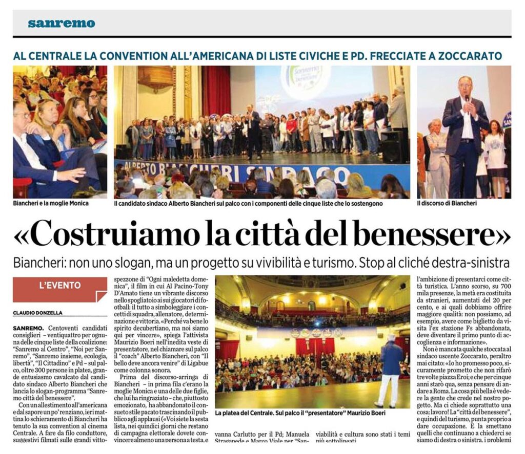 La convention al Centrale