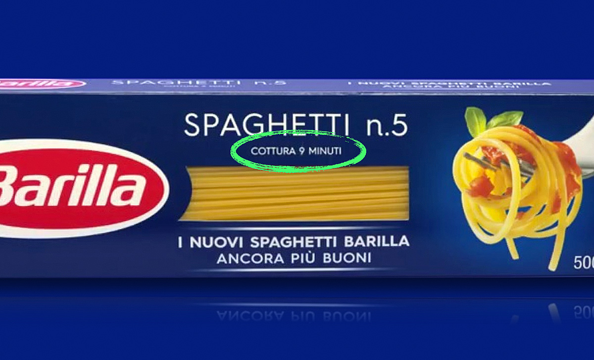 La pasta ha il tempo di cottura, gli gnocchi no.